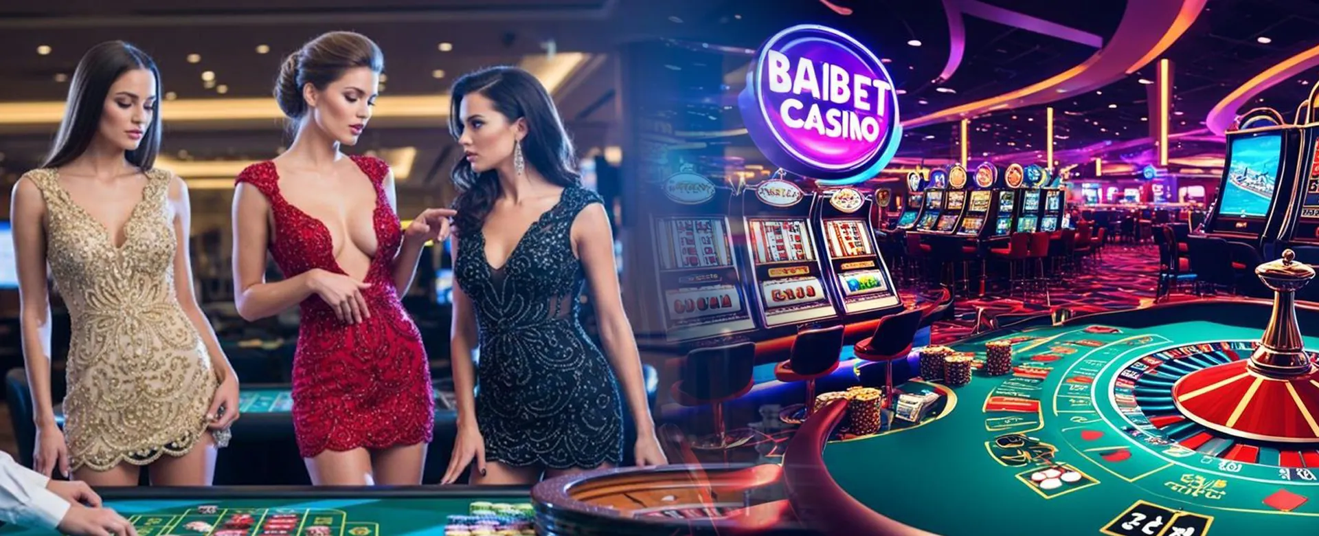 rich9 Casino Hero Image - Golden slot machines and live dealer tables
